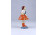 Vitéz Vidovich Ferenc art deco kerámia leány figura 12 cm