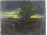 XX. századi festő : Nyári vihar 24 x 18 cm