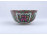 Régi kézzel festett jelenetes jelzett kínai porcelán kistál 5.7 x 11.4 cm