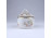 Régi barokk formájú aranyozott porcelán bonbonier