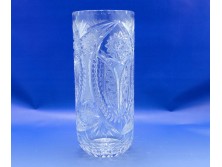 Nagyméretű hibátlan kristály váza 2,5 kg