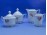Régi KARLSBAD porcelán kávés készlet