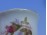 Régi virágmintás porcelán kávés készlet