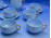 Antik ELBOGEN AZUR porcelán teás készlet