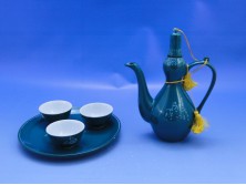 Észak Koreai porcelán teáskészlet