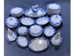 Antik STERLING porcelán étkészlet 67 db