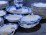 Antik STERLING porcelán étkészlet 67 db