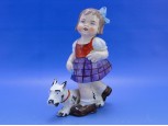 Régi SITZENDORF jelzett porcelán figura