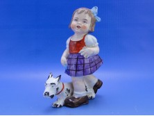 Régi SITZENDORF jelzett porcelán figura