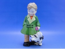 Régi SITZENDORF jelzett porcelán figura