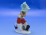 Régi német porcelán fiú figura libával