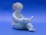 Jelzett Aquincumi porcelán kislány figura