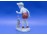 Jelzett Aquincumi porcelán kisfiú figura