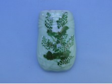 Régi vastagfalú porcelán párologtató edény