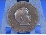 Jelzett Ady Endre bronz plakett