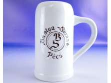 Zsolnay porcelán söröskorsó BÁSTYA SÖRÖZŐ