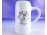 Zsolnay porcelán söröskorsó BÁSTYA SÖRÖZŐ