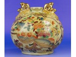 Régi keleti jelzett porcelán díszváza