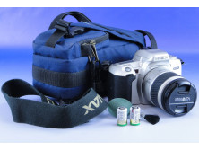 MINOLTA 404SI analóg fényképezőgép tokjában