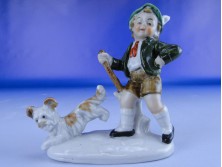 Régi Bertram jellegű porcelán figura