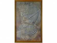 Színes egyiptomi fáraó repro