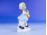 Régi porcelán figura kislány gitárral