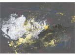 Régi jelzett modern absztrakt festmény