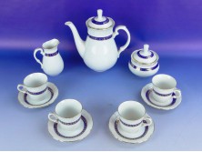 Jelzett Cseh porcelán kávéskészlet NATALIE
