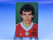 Dedikált Dajka László kártyanaptár 1986