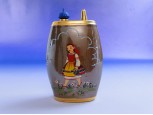 Régi jelzett orosz porcelán ivókulacs