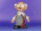 Retro műanyag sípolós bohóc figura
