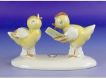 Metzler & Ortloff porcelán csibe pár