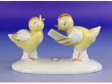 Metzler & Ortloff porcelán csibe pár