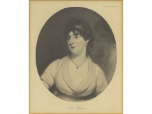 Régi JOHN HOPPNER női portré fotográfia WIEN