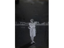 Antik üveglemez fotográfia üvegnegatív