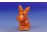 Régi miniatűr porcelán foxi kutya