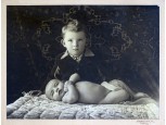 Régi jelzett FANKOVICH csecsemő fotográfia