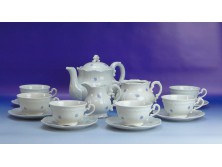 Régi Zsolnay porcelán teás készlet