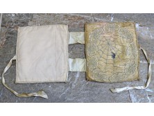 Antik különleges selyem könyvborító