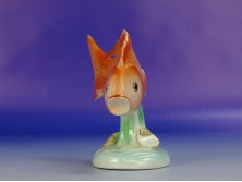 Régi KP porcelán aranyhal
