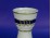 Hollóházi porcelán Pompadour gyertyatartó