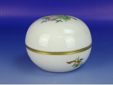 Régi hecsedlis Herendi porcelán bonbonier
