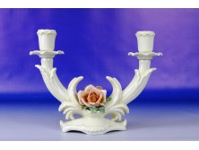 Régi ENS porcelán gyertyatartó