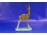 Régi DRASCHE porcelán bambi figura