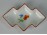 Régi ritka Zsolnay porcelán hamutál