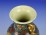 Régi Satsuma jellegű porcelán váza 21 cm