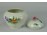 Régi kosaras herendi porcelán bonbonier