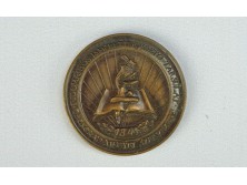 Tudományos bronz emlék érem 1841