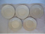 Antik porcelán süteményes készlet 5 szem