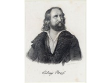 Antik acélmetszet LUDWIG STORCH